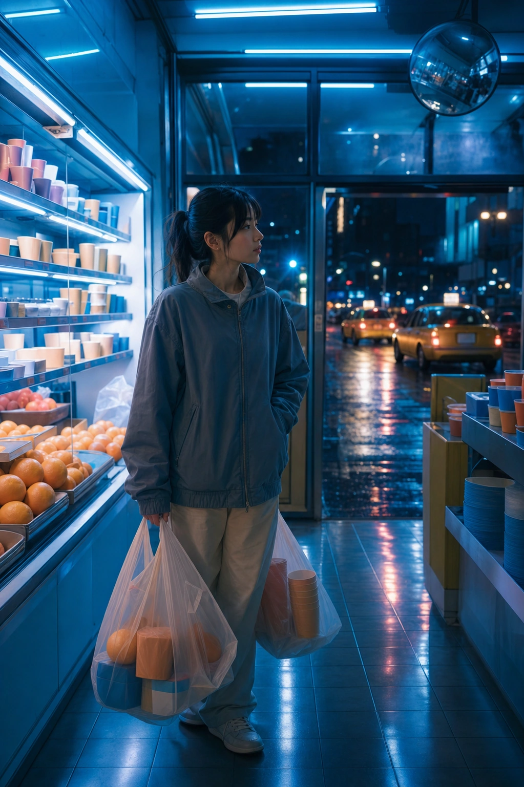 Neon Grocery Run